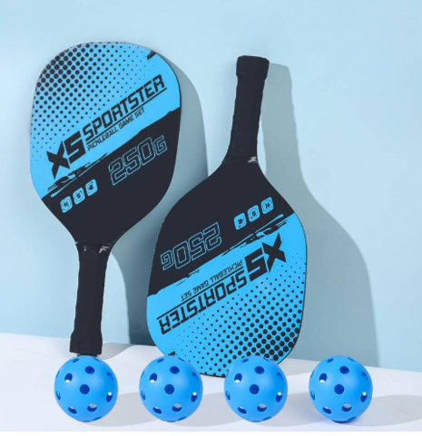 Bộ 2 vợt pickleball siêu nhẹ kèm 4 bóng + túi đựng cao cấp