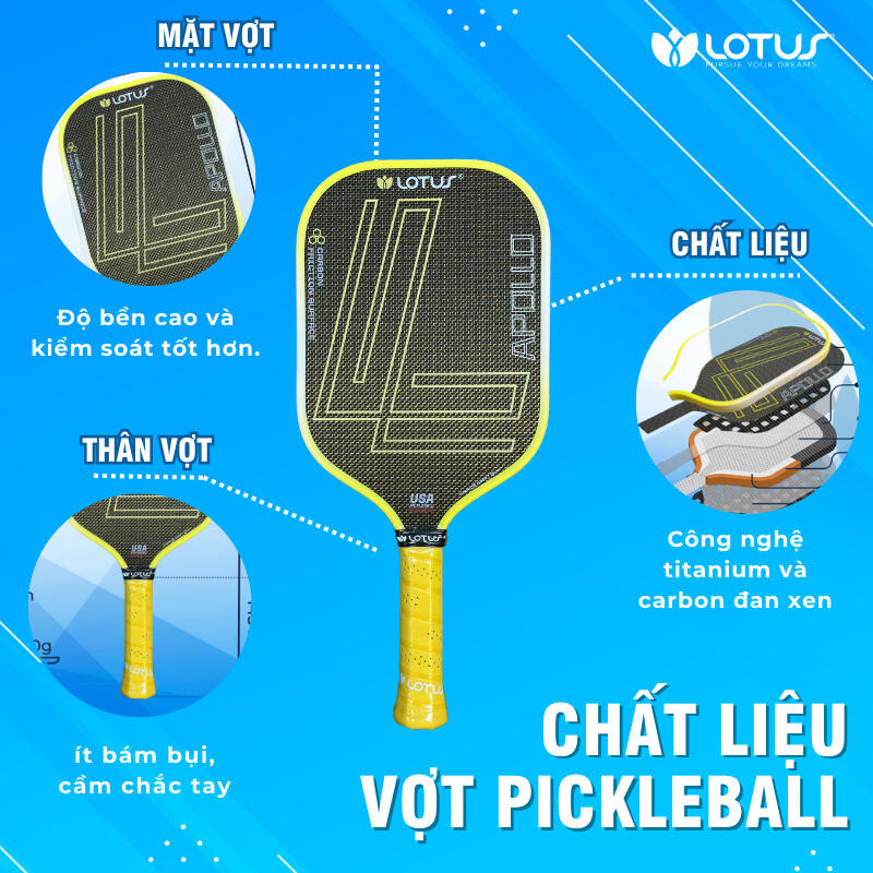 Vợt Pickleball Lotus Apollo