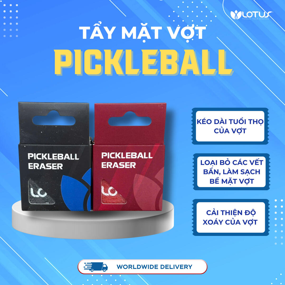 Tẩy Mặt Vợt Pickleball Lotus