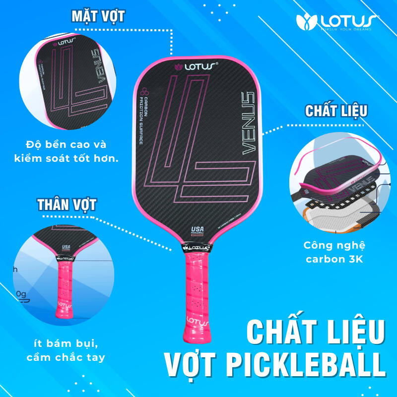 Vợt Pickleball Lotus Venus