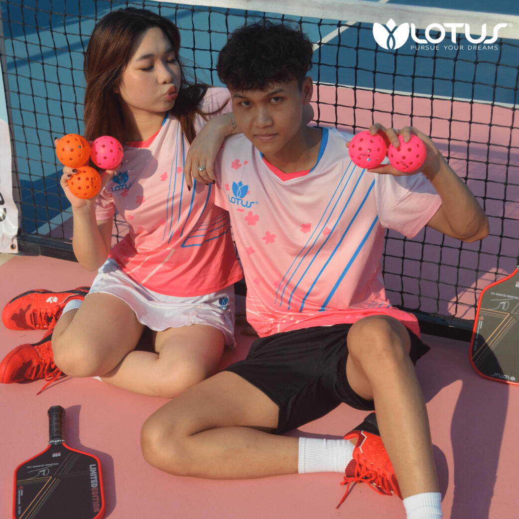 Bóng Pickleball Lotus Hồng 40 Lỗ - Bóng Tập Luyện